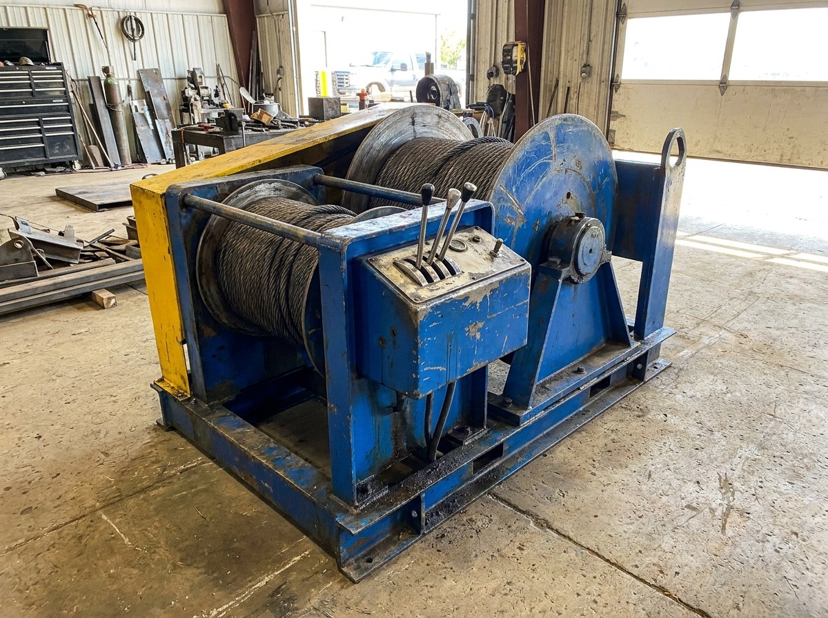 pipe lining winch